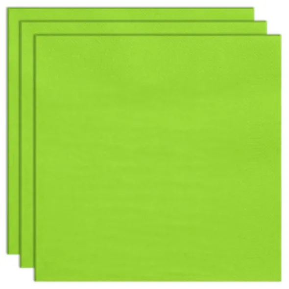 Engångsservetter Limegrön 24 cm 20-pack