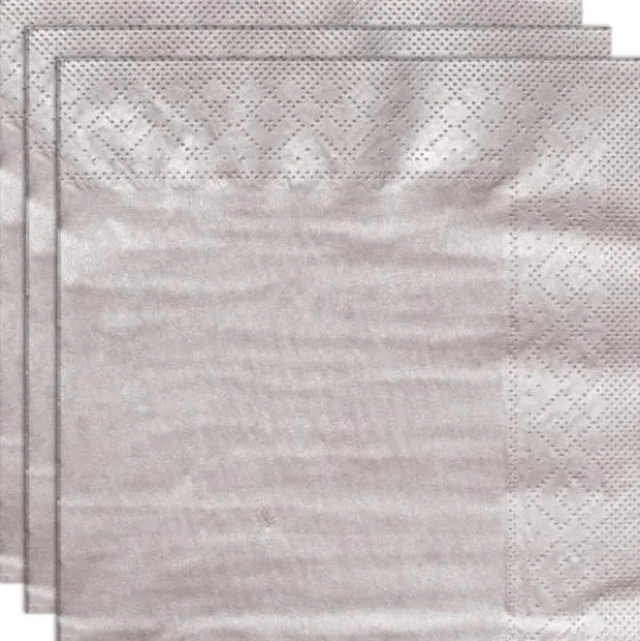 Engångsservetter Silver 33 cm 20-pack
