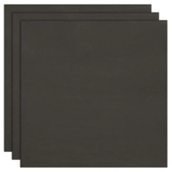 Engångsservetter Svart 24 cm 20-pack