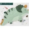 Engångsservetter Triceratops Grön 12-pack