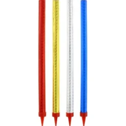 Extra Långa Isfacklor Färgade 4-pack