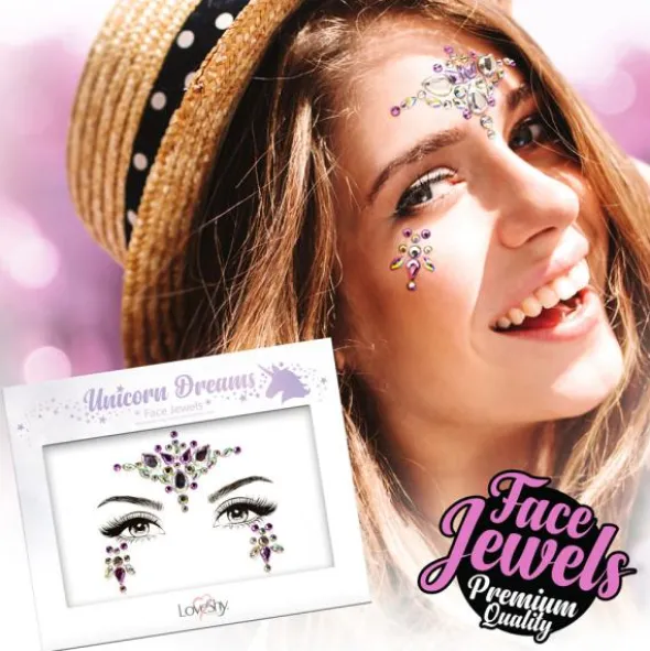 Face Jewels Unicorn Dreams