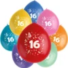 Födelsedagsballonger 16 år