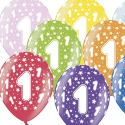 Födelsedagsballonger 1 år