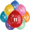 Födelsedagsballonger 11 år