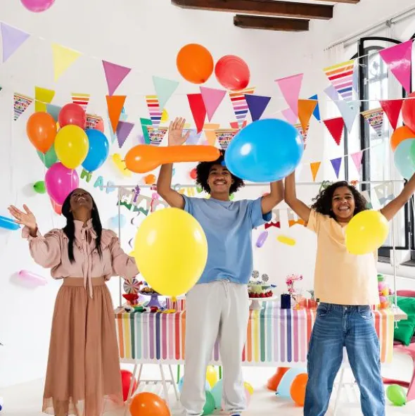 Figurballonger Djur Färgmix Matt 6-pack