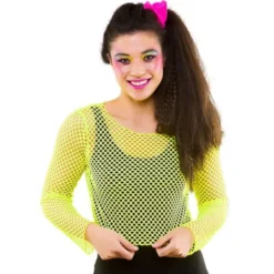 Fishnet Tröja Gul