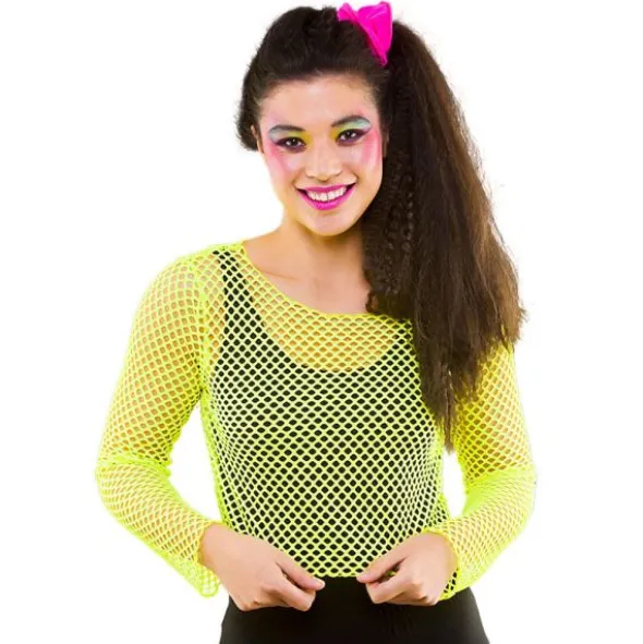 Fishnet Tröja Gul