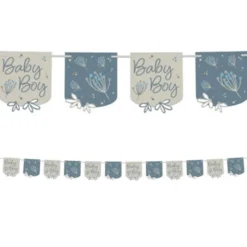 Flaggirlang Baby Boy Blomning