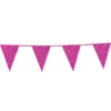 Flaggirlang Glitter Magenta