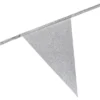 Flaggirlang Glitter Silver
