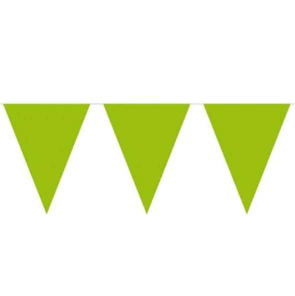 Flaggirlang Limegrön