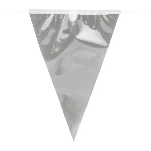 Flaggirlang Mini Silver