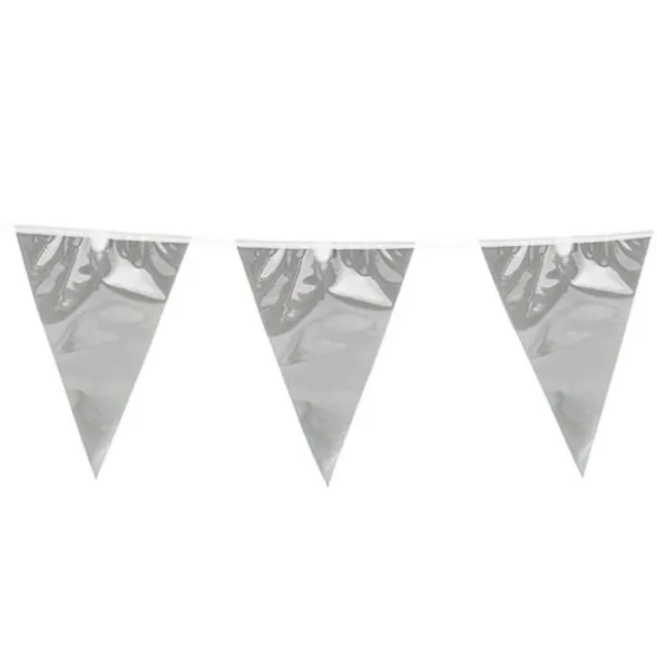 Flaggirlang Mini Silver