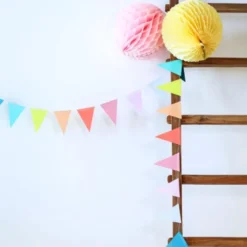 Flaggirlang Pastell Liten