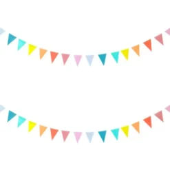 Flaggirlang Pastell Liten