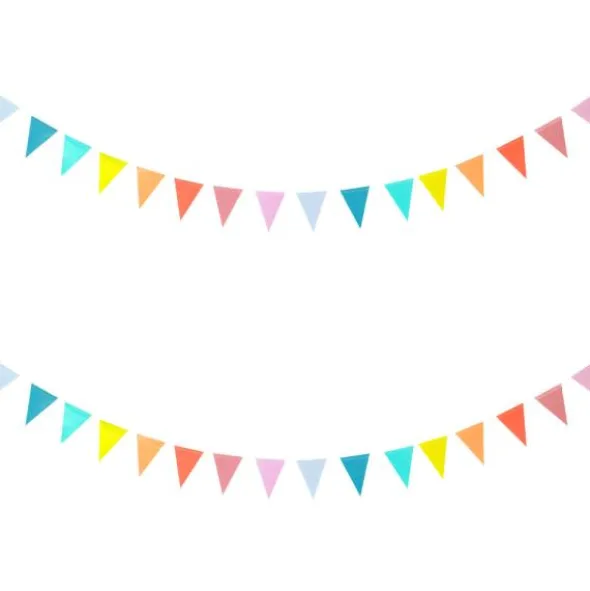 Flaggirlang Pastell Liten