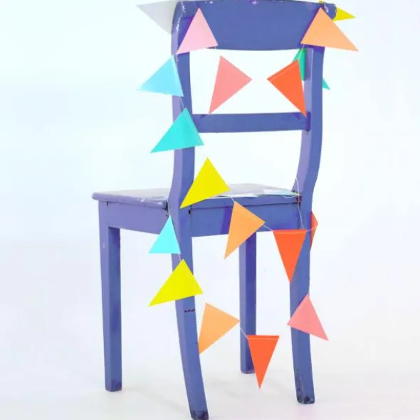 Flaggirlang Pastell Liten