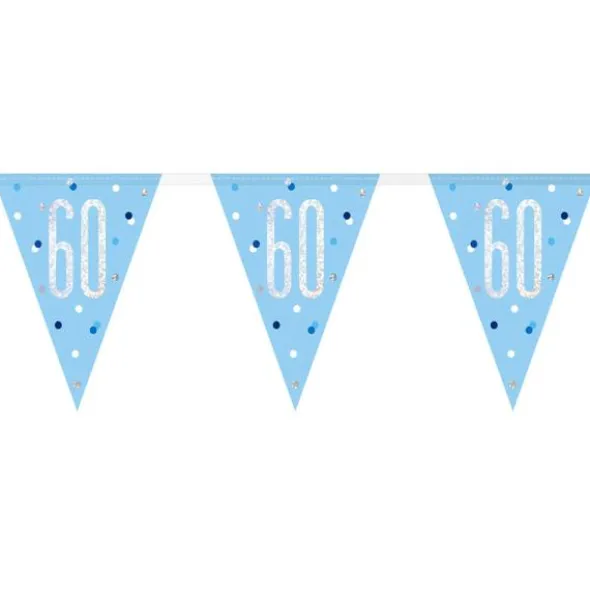 Flaggirlang 60 År Blå & Silver