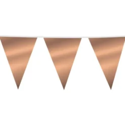 Flaggirlang Stor Roséguld
