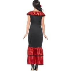 Flamenco Klänning Maskeraddräkt (Small (Strl. 36-38))