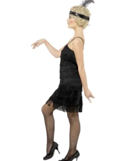Flapperklänning Maskeraddräkt (Small (36-38))
