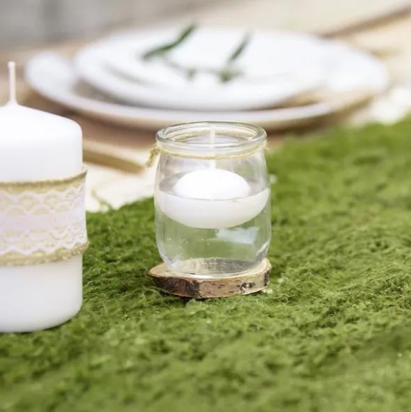 Flytande Ljus Matt Vit 50-pack