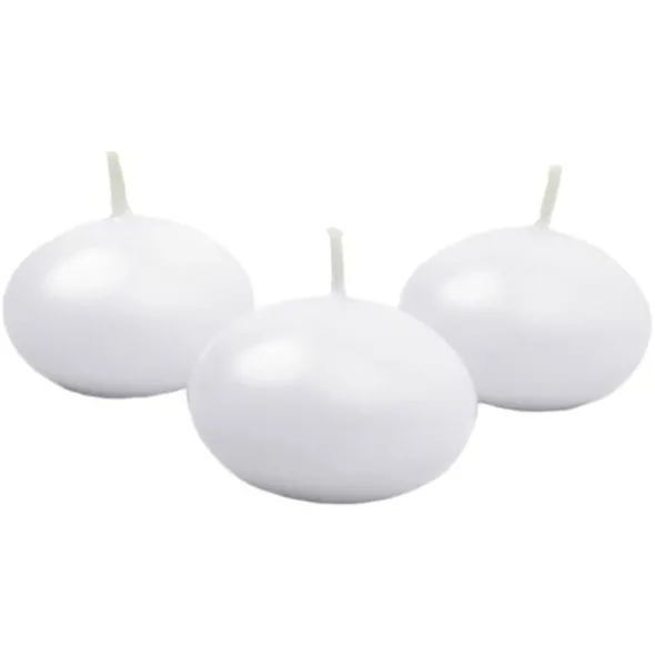 Flytande Ljus Matt Vit 50-pack