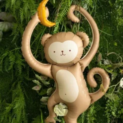 Folieballong Apa med Banan 51 x 88 cm