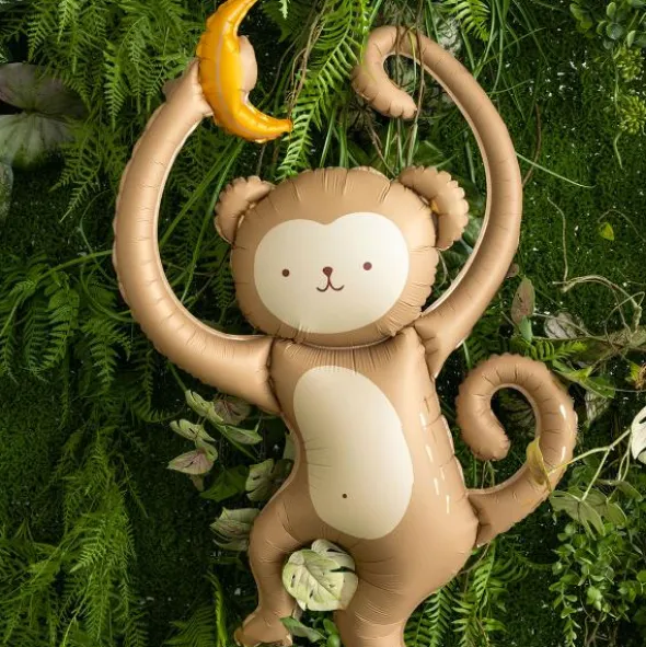 Folieballong Apa med Banan 51 x 88 cm