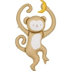 Folieballong Apa med Banan 51 x 88 cm
