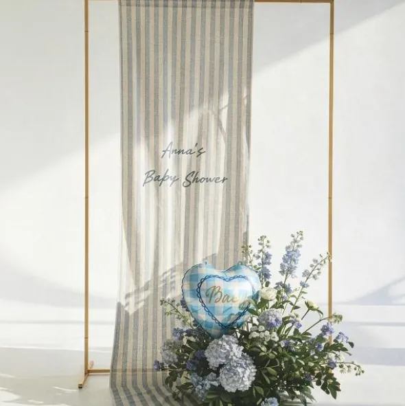 Folieballong Baby Hjärta Ljusrosa 35 cm