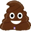 Folieballong Bajs Emoji