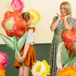 Folieballong Blomma
