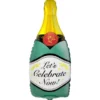 Folieballong Champagneflaska Let's Celebrate Now 83 cm