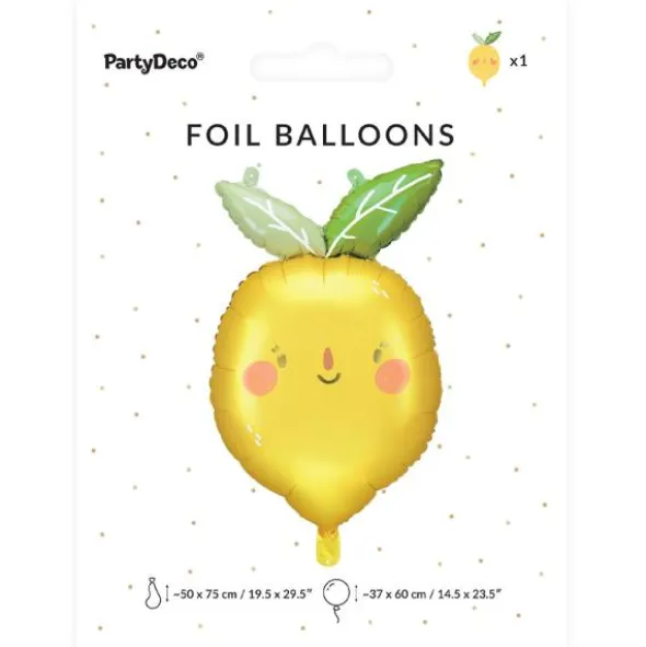 Folieballong Citron