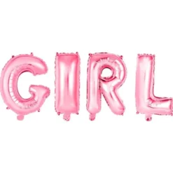 Folieballonger Baby Shower Girl