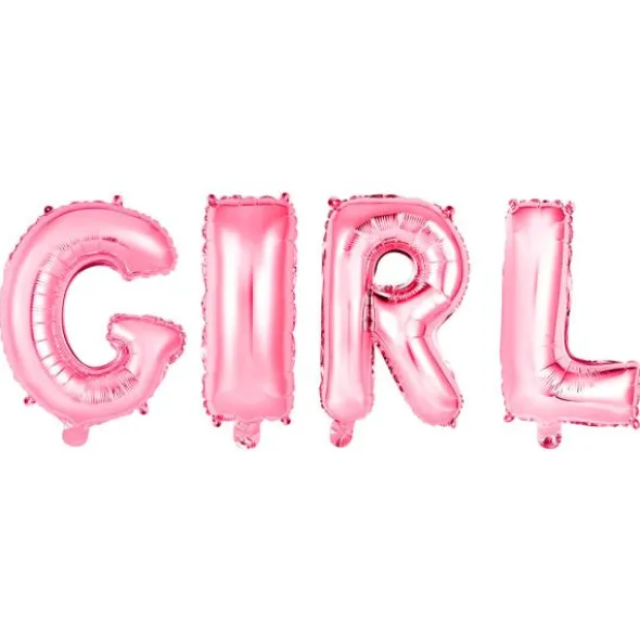 Folieballonger Baby Shower Girl