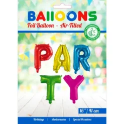 Folieballonger Party Flerfärgade