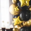 Folieballonger Stjärna Guld Små 25-pack