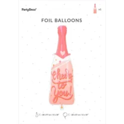 Folieballong Flaska Cheers To You