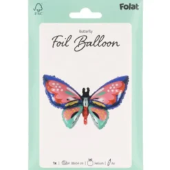 Folieballong Flerfärgad Fjäril