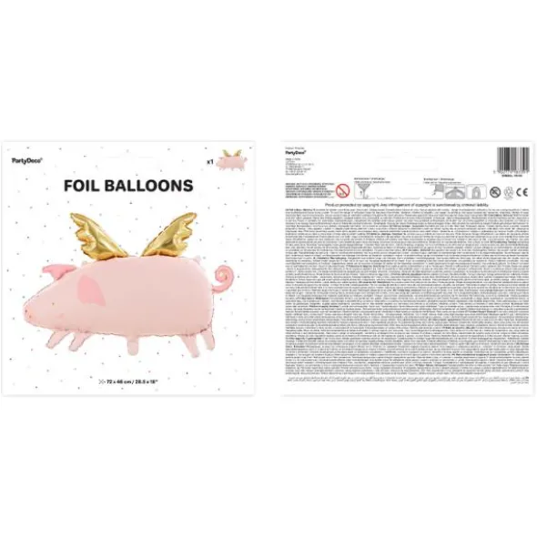Folieballong Flygande Gris