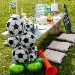 Folieballong Fotbollar Stående 53 x 78 cm