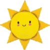 Folieballong Glad Sol