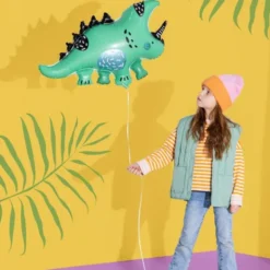 Folieballong Grön Dinosaurie