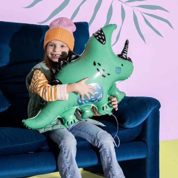 Folieballong Grön Dinosaurie