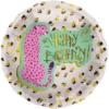 Folieballong Happy Birthday Leopard