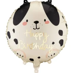 Folieballong Happy Birthday Hund 35 cm