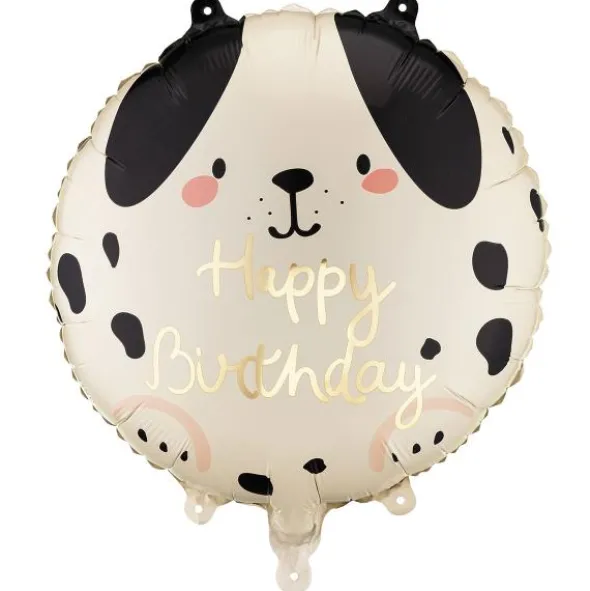 Folieballong Happy Birthday Hund 35 cm